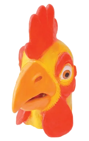 Adult Chicken Facepiece