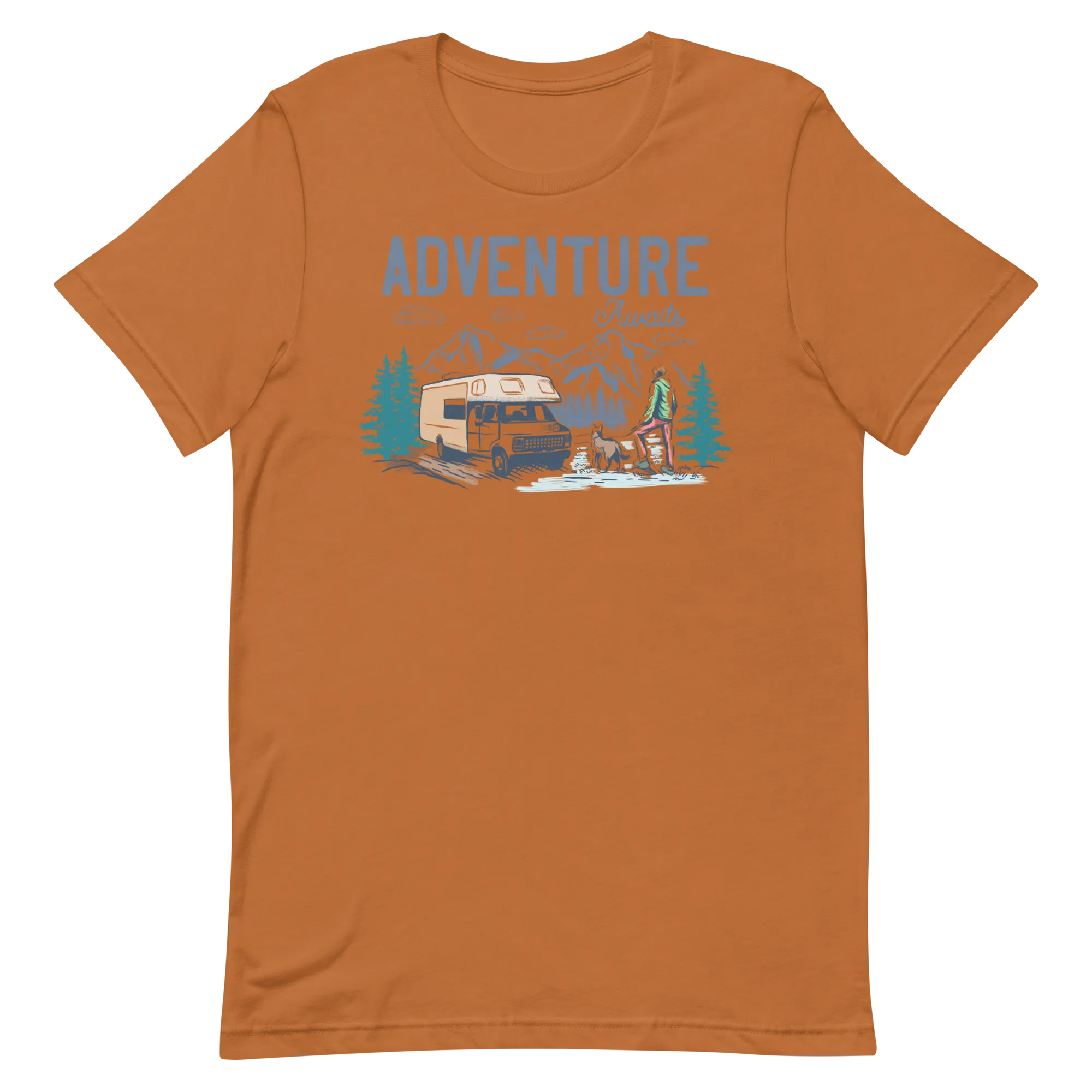 Adventure Awaits - Short-Sleeve Men and Women's T-Shirt
