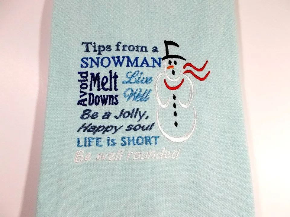 AGD 4018 Tips from a Snowman