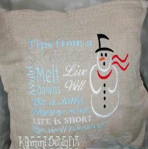 AGD 4018 Tips from a Snowman