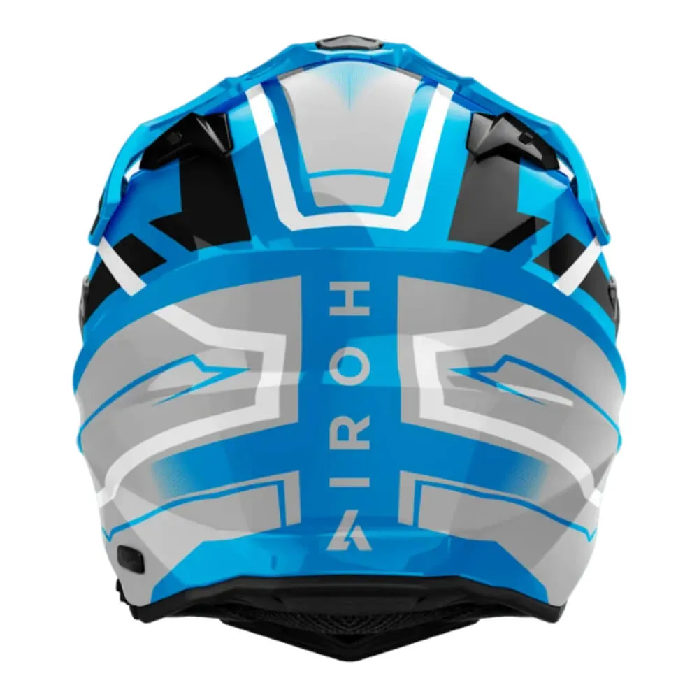 Airoh Commander 2 Helmet Mavick Cerulean Blue Gloss