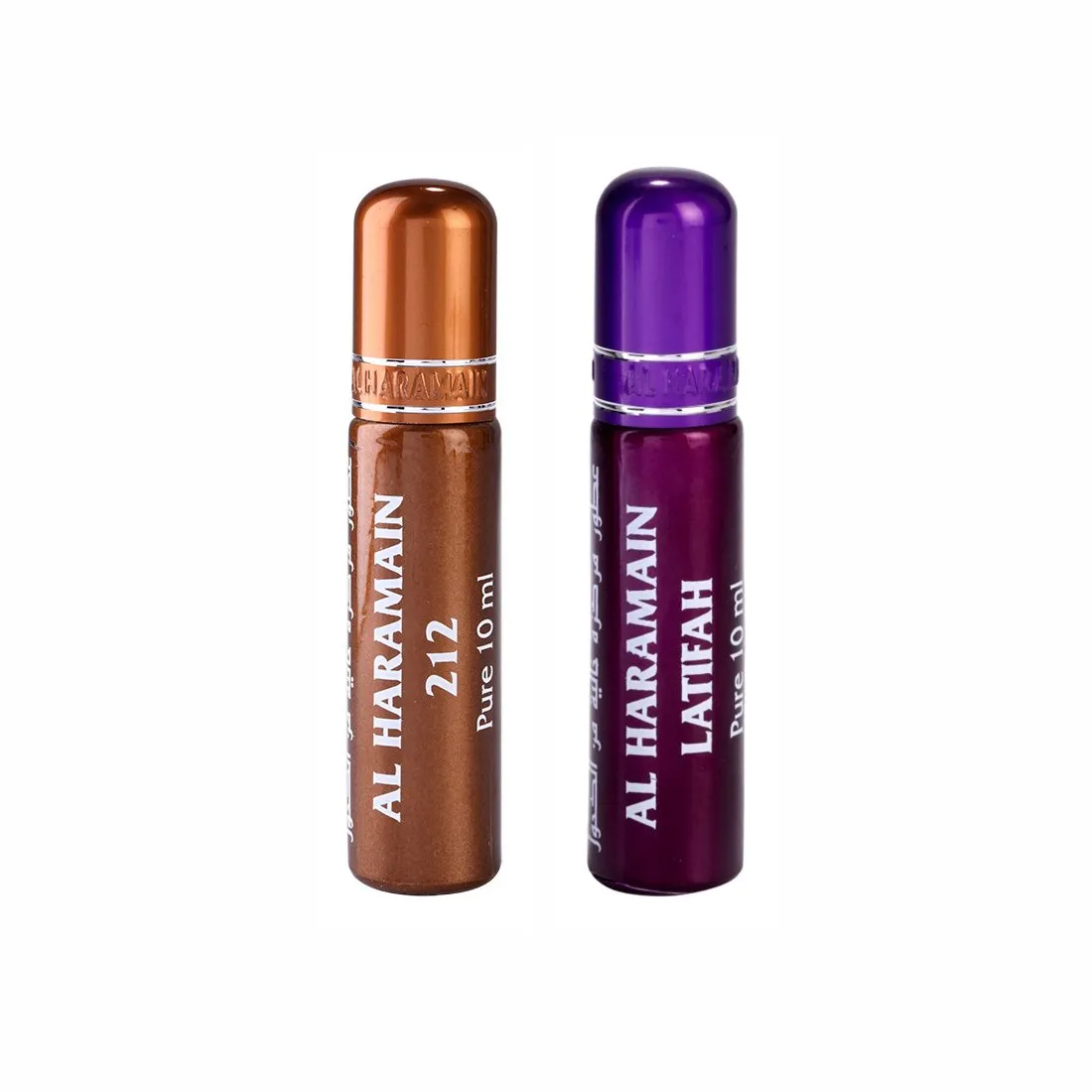 Al Haramain 212 & Latifah Roll On Attar Pack of 2 x 10ml
