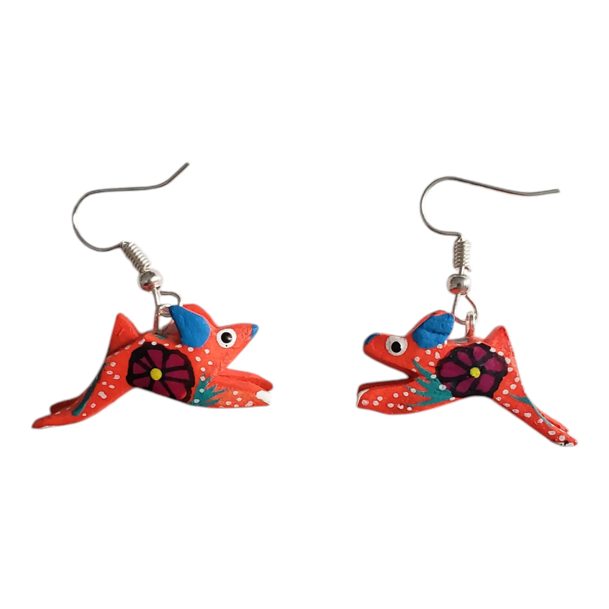 Alebrije Earrings from Oaxaca Mexico