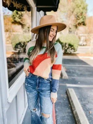 Alex Color Blocked Sweater