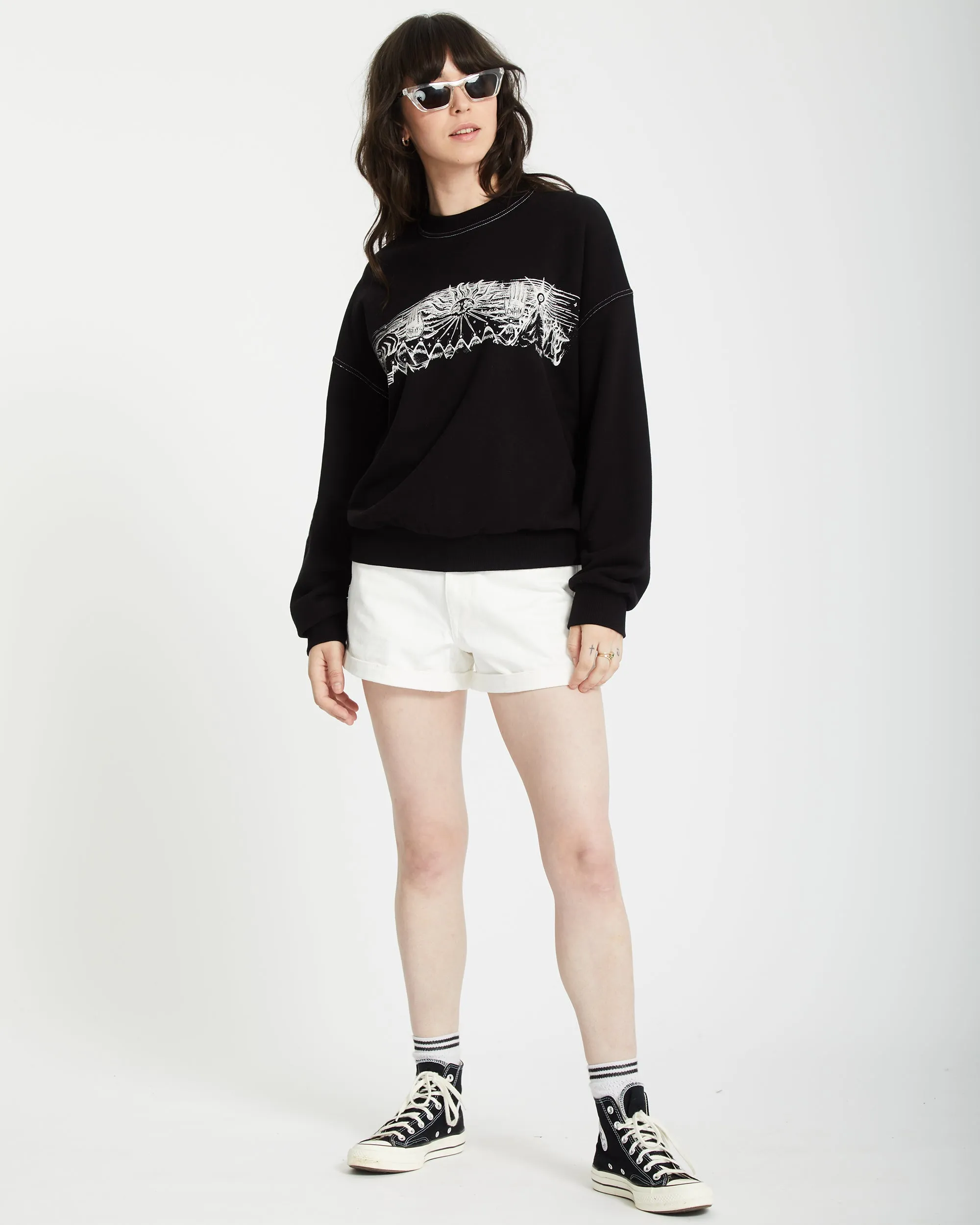 Alix Sweatshirt - BLACK