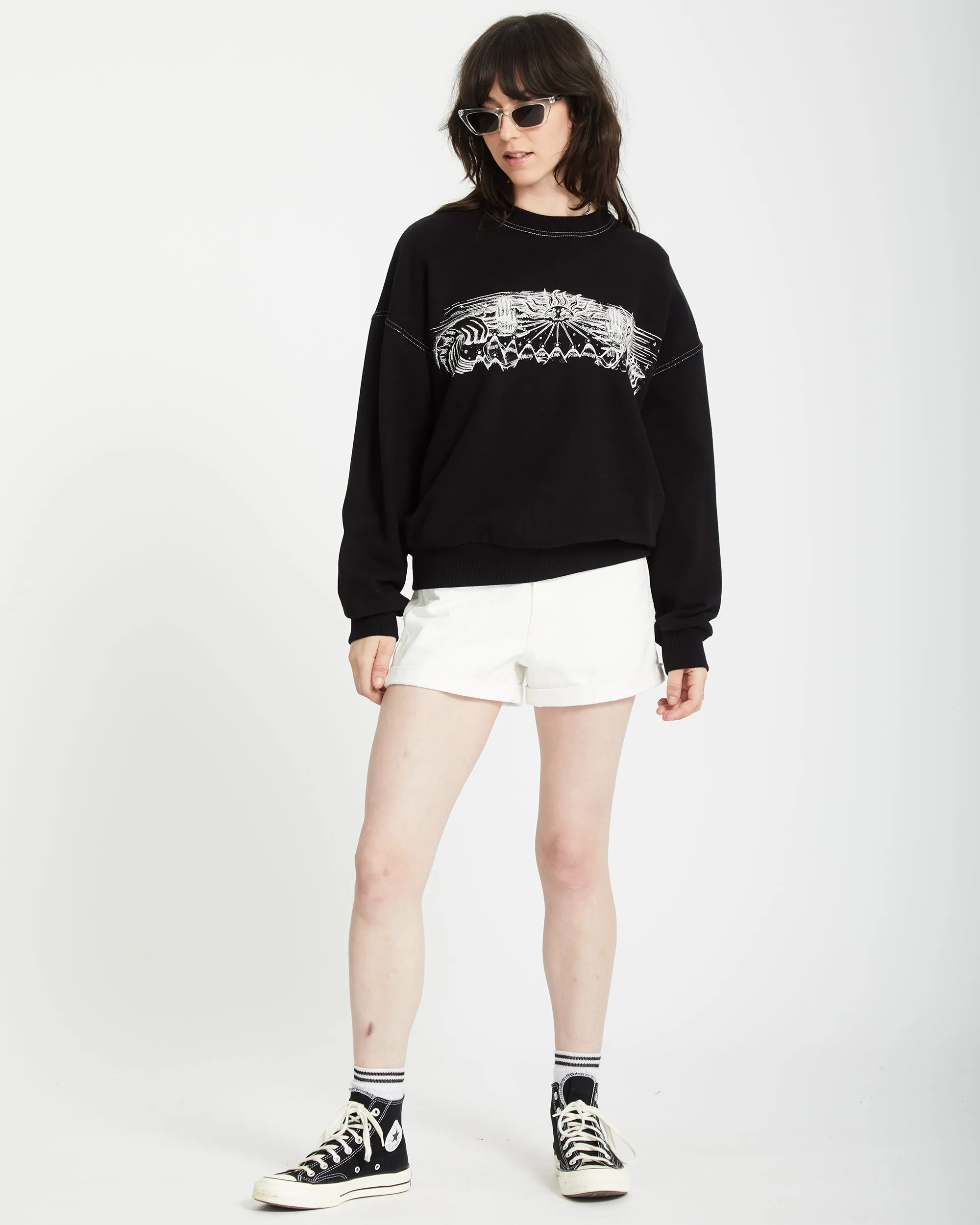 Alix Sweatshirt - BLACK