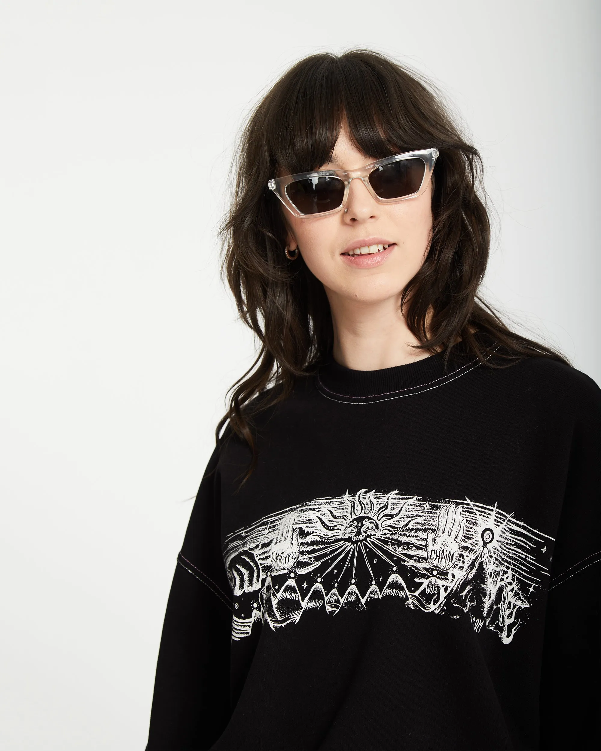 Alix Sweatshirt - BLACK