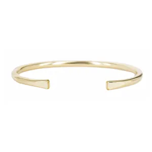 Aly Rounded Heavy Weight Cuff Bracelet