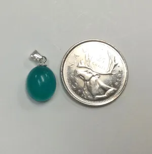 Amazonite Pendant - Rounded Edge Rectangle