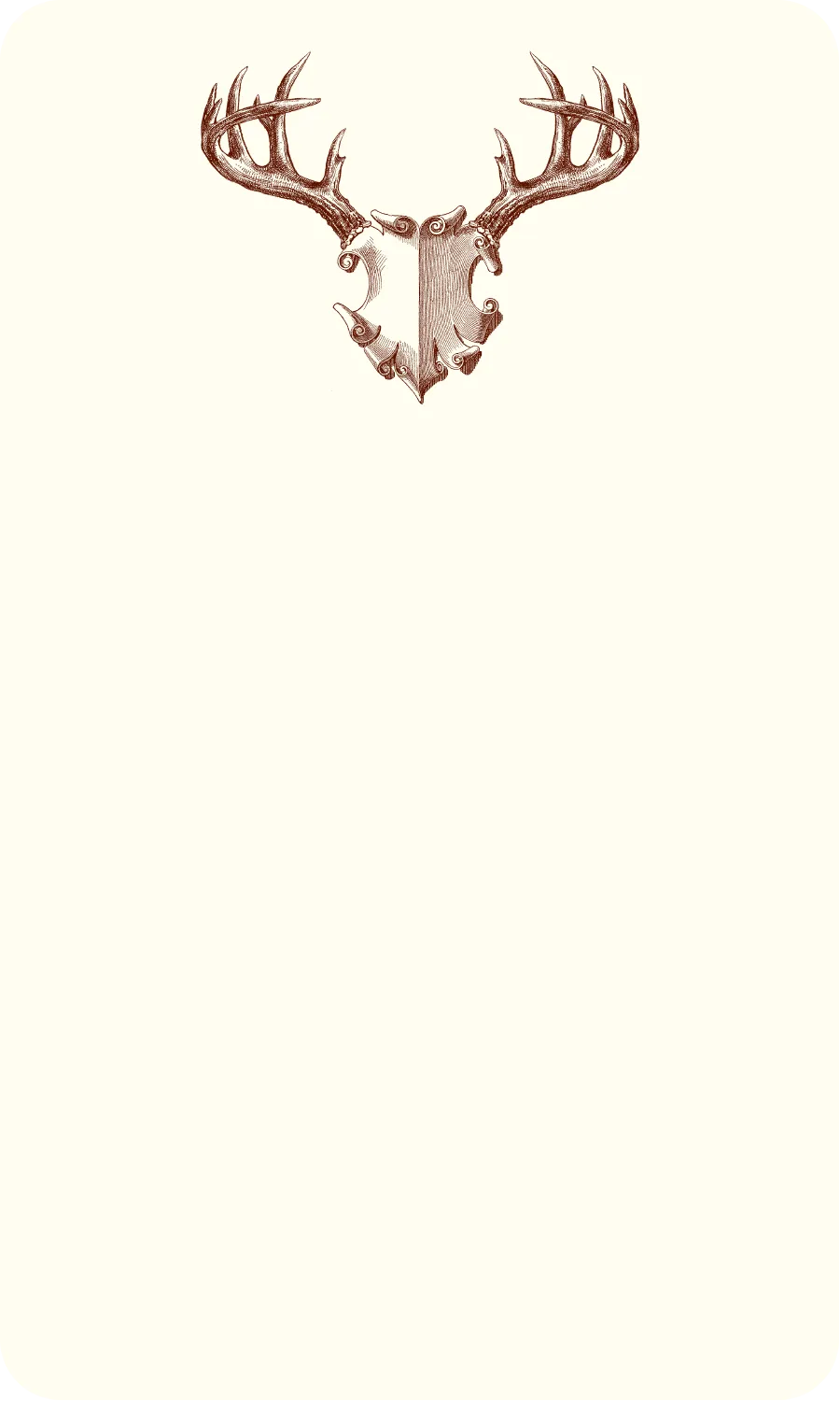 Antler Mount Thinking Card
