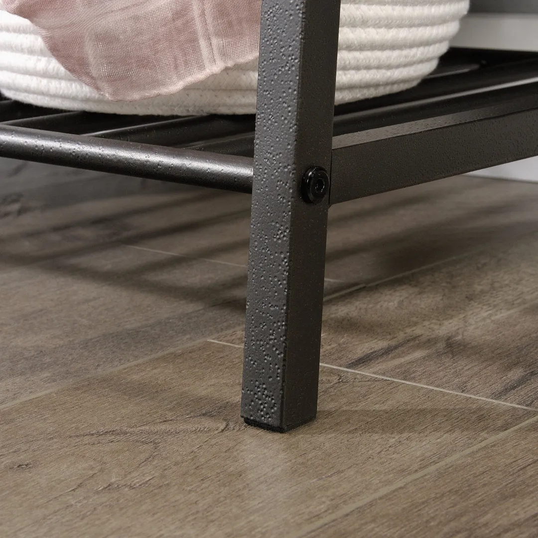 Arturs Flip Top Storage Bench 17 Stories Color: Sindoori Mango