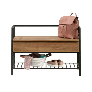 Arturs Flip Top Storage Bench 17 Stories Color: Sindoori Mango