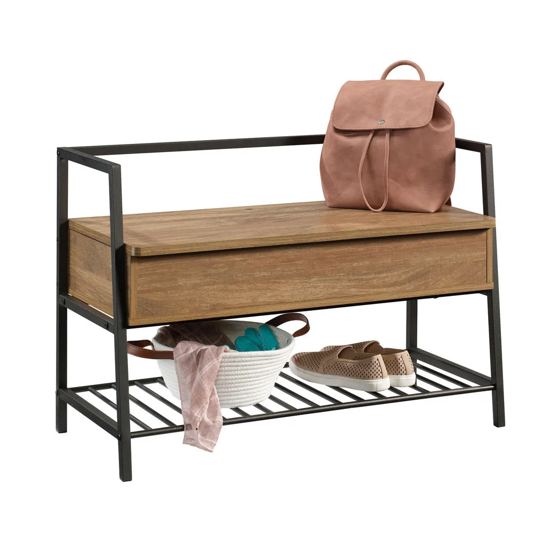 Arturs Flip Top Storage Bench 17 Stories Color: Sindoori Mango