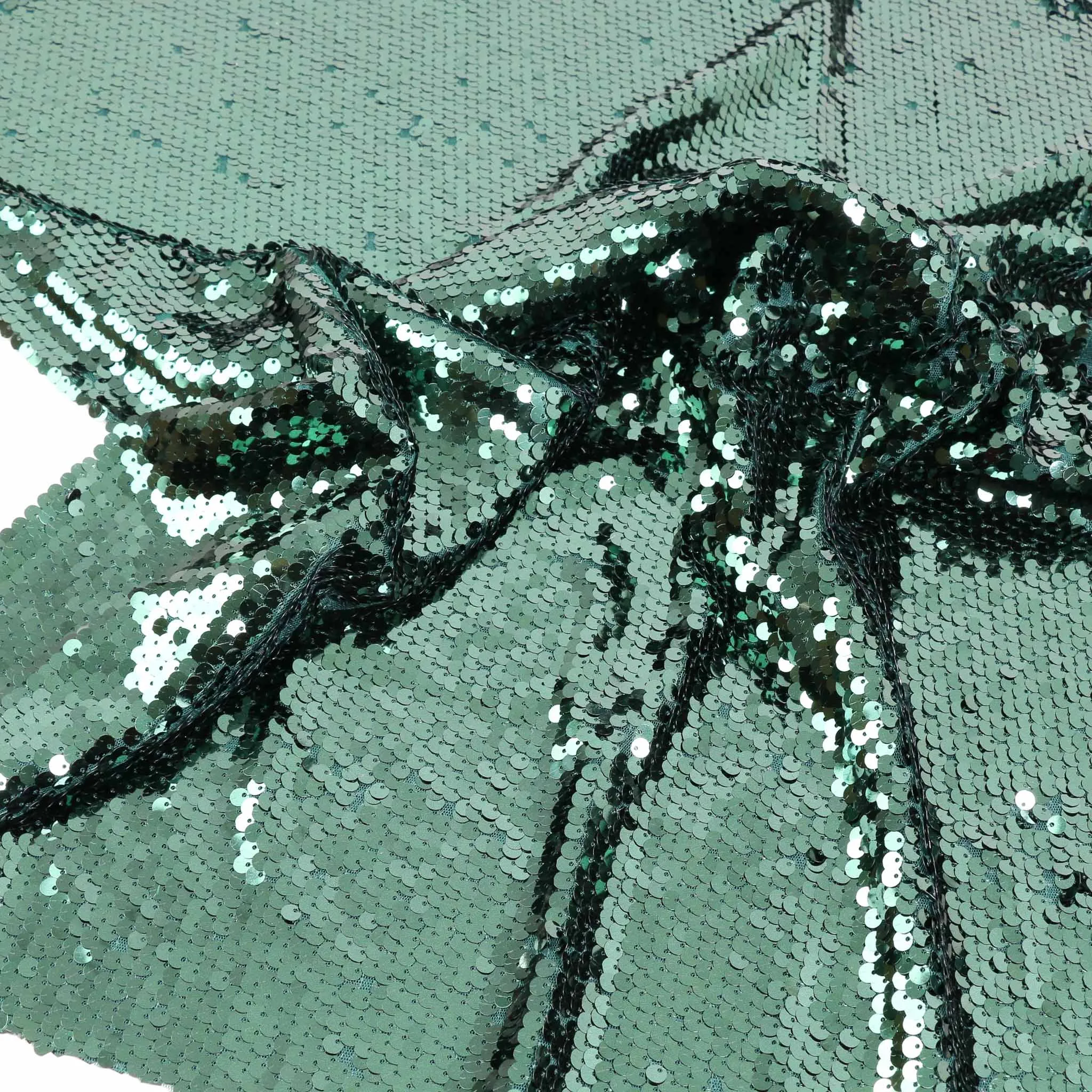 B-Stock - Sequin Fabric - Green