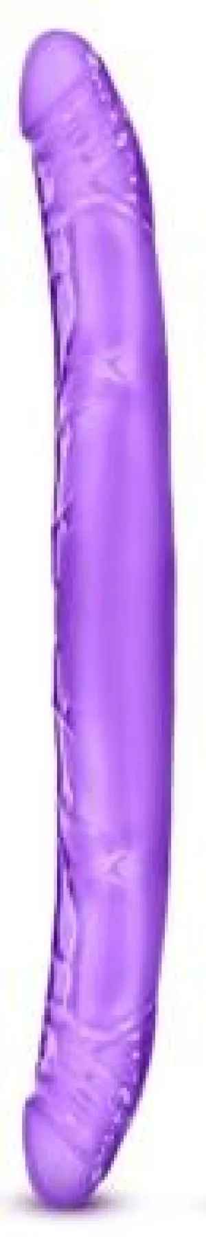 B Yours 16" Double Dildo - Purple