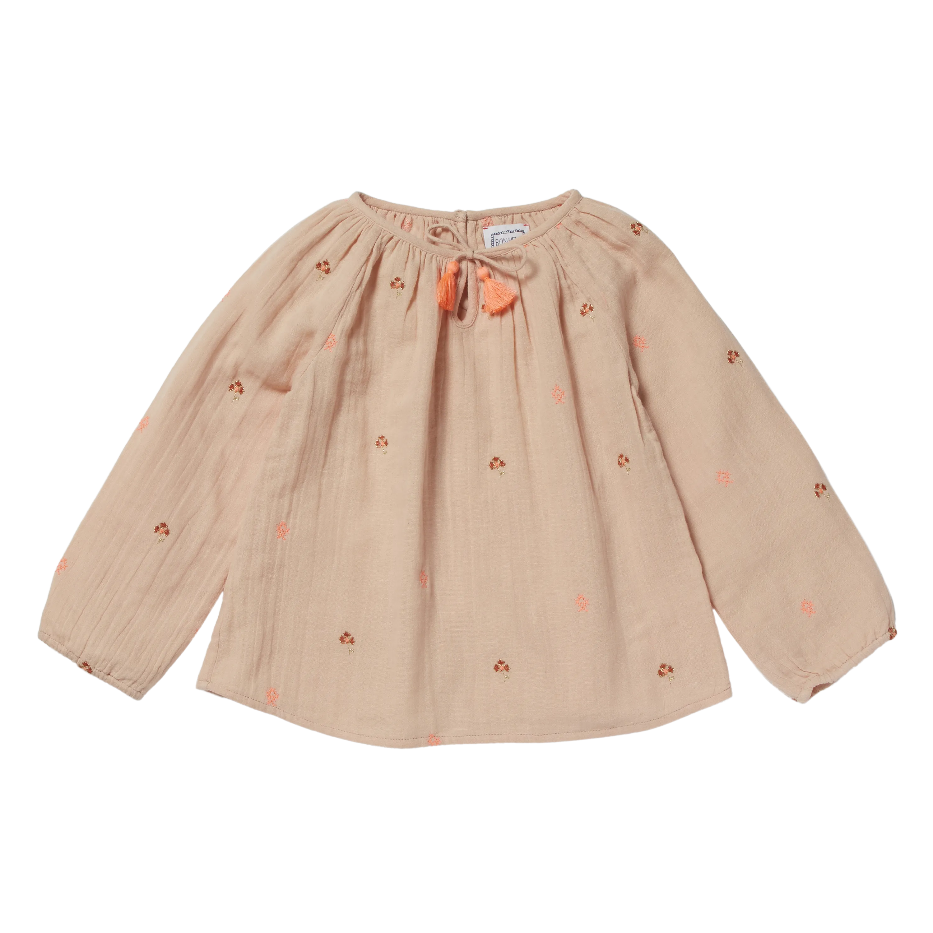Baby Girl Pompom Pink Blouse