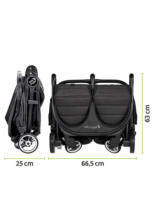Baby Jogger City Tour 2 Double - Pitch Black