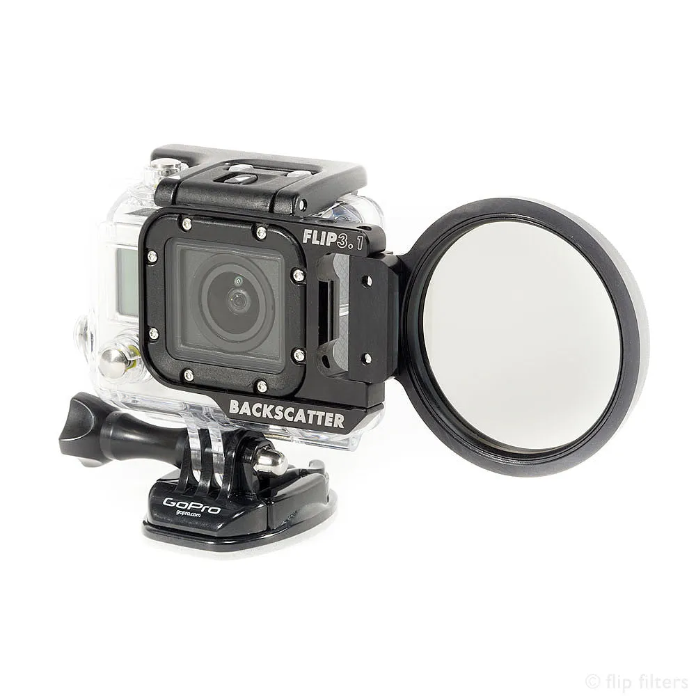 Backscatter FLIP 3.1 55MM Polarizer Filter for GoPro Hero 4/3 /3