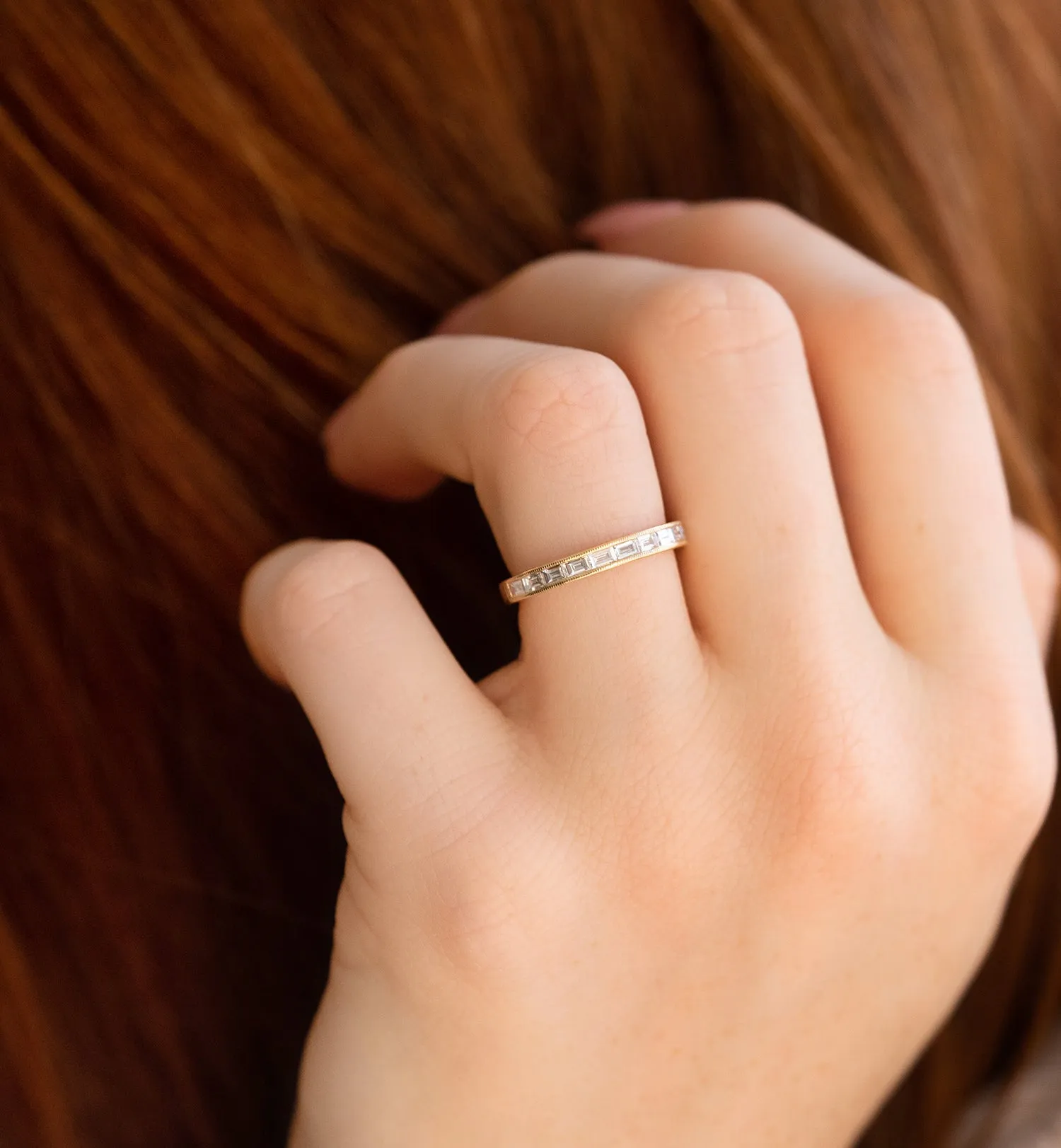 Baguette Diamond Band