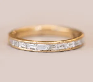 Baguette Diamond Band