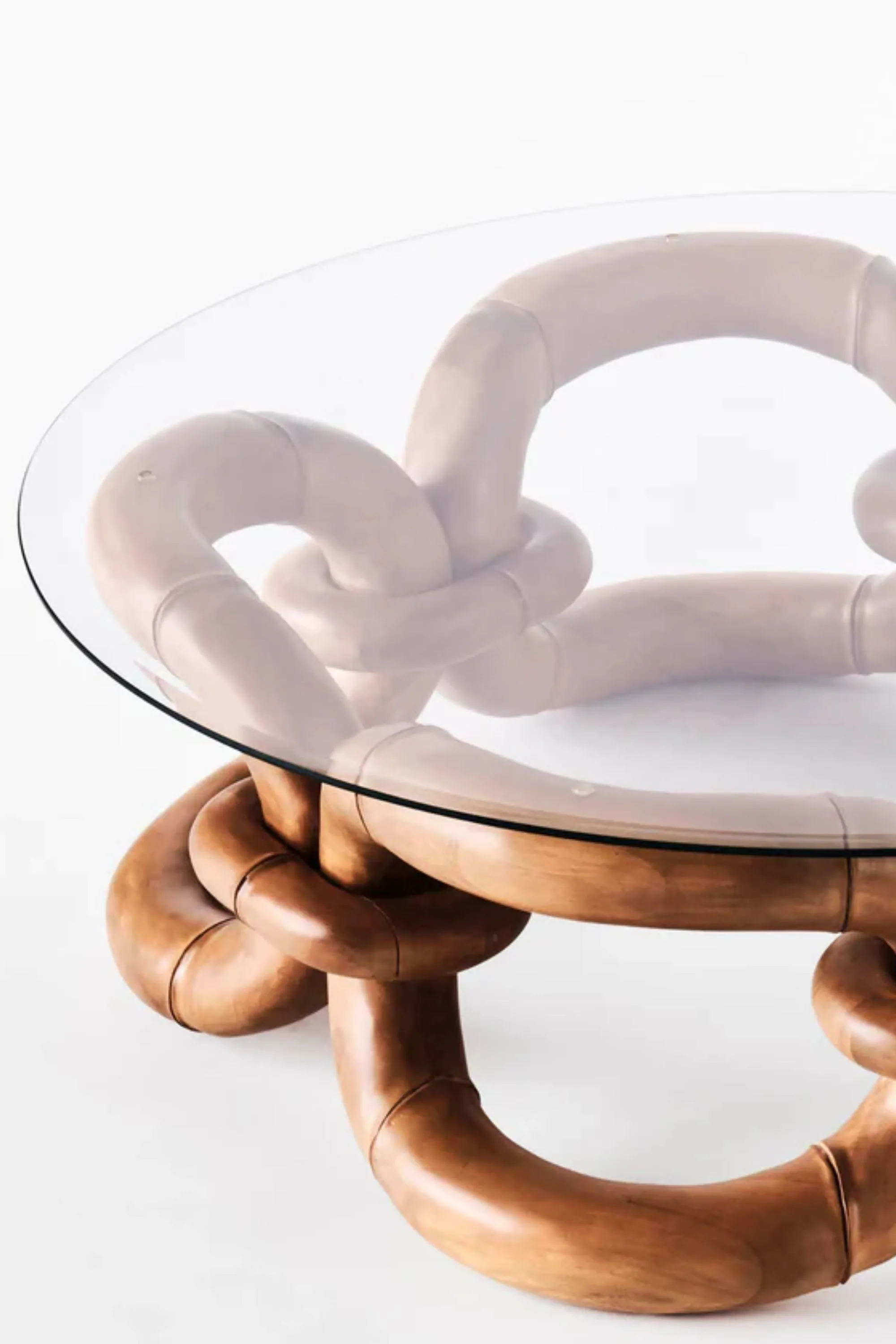 Bamboo Bracelet Sofa Table | Dusty Deco