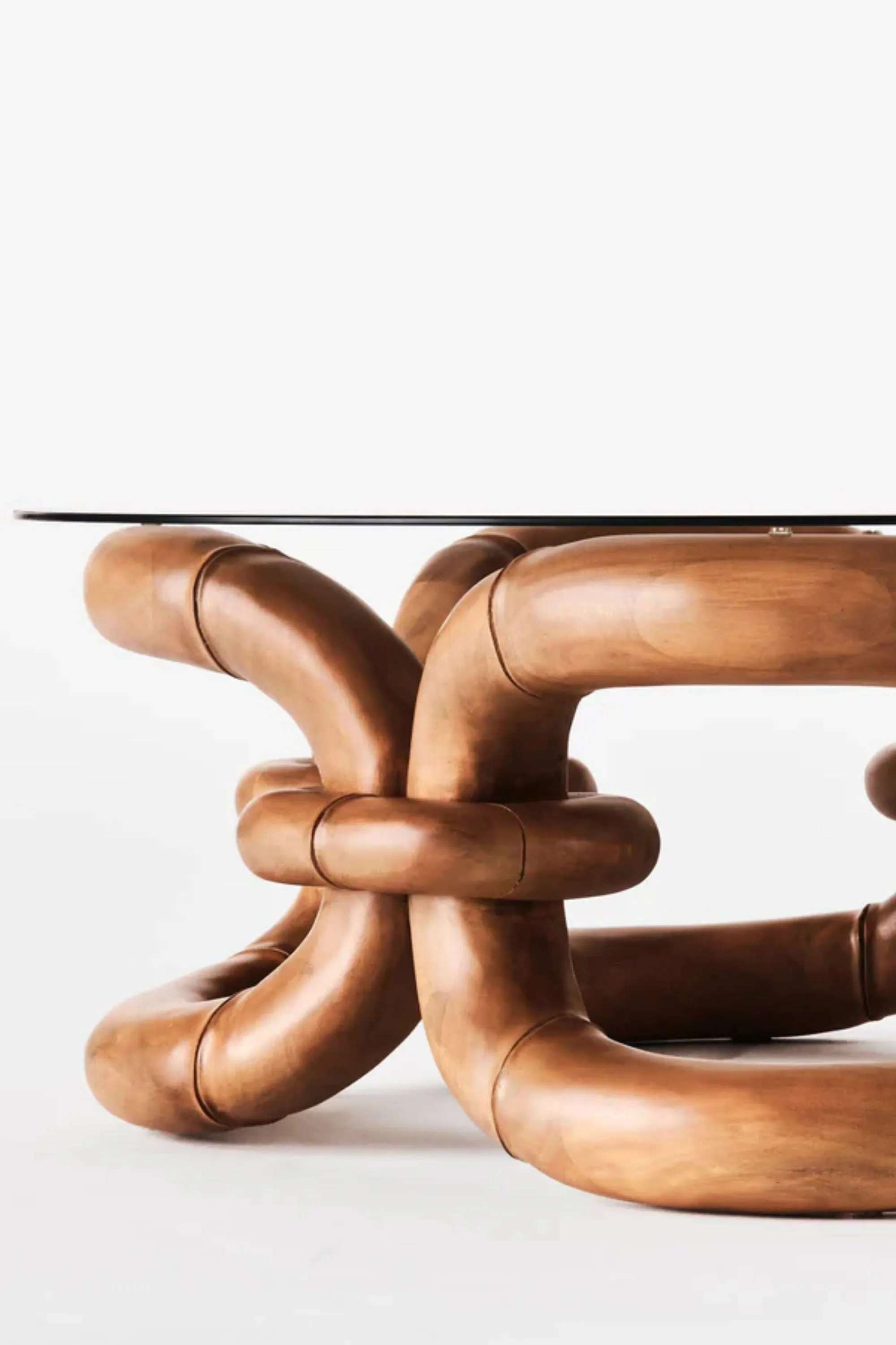 Bamboo Bracelet Sofa Table | Dusty Deco