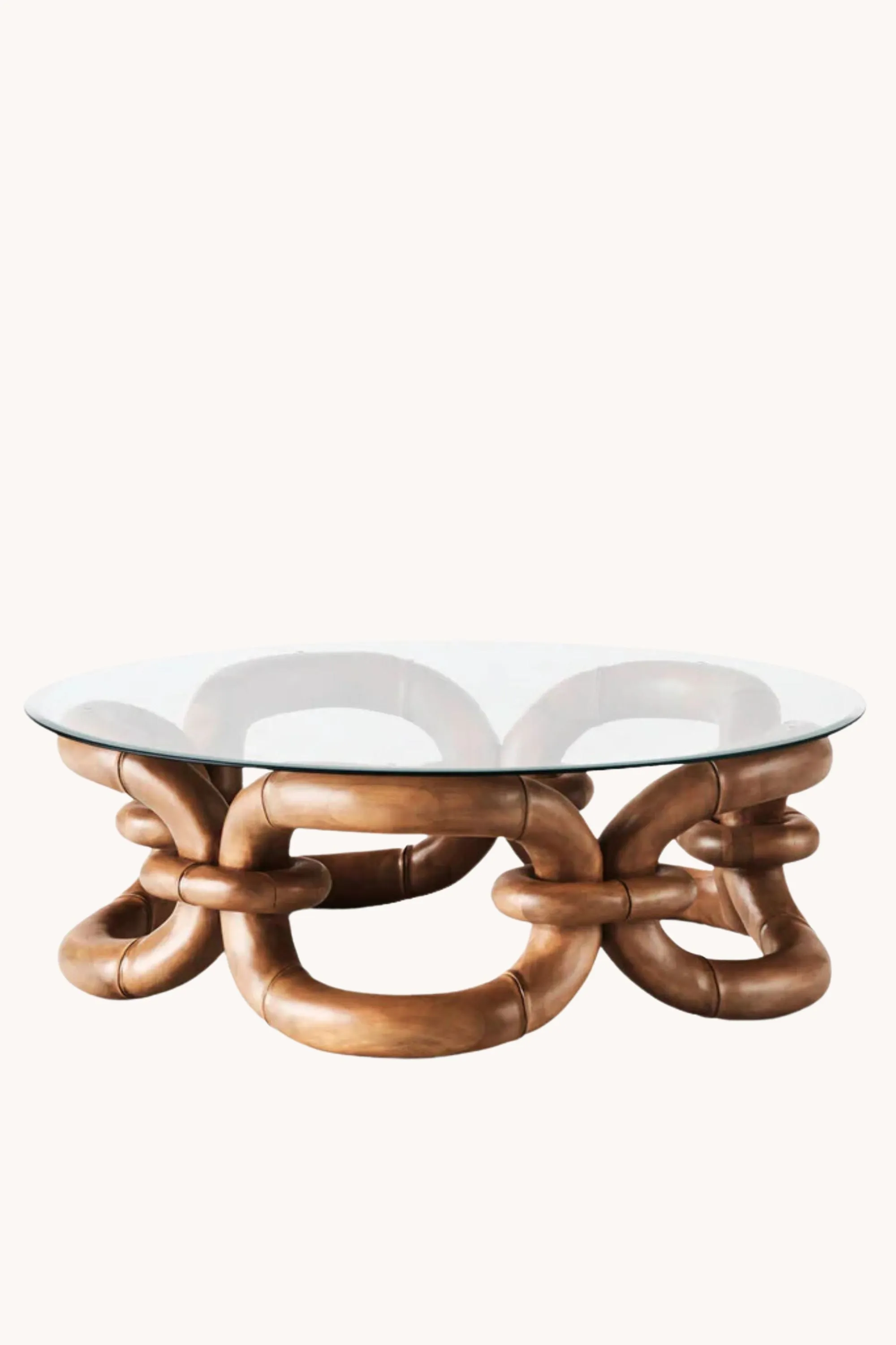 Bamboo Bracelet Sofa Table | Dusty Deco