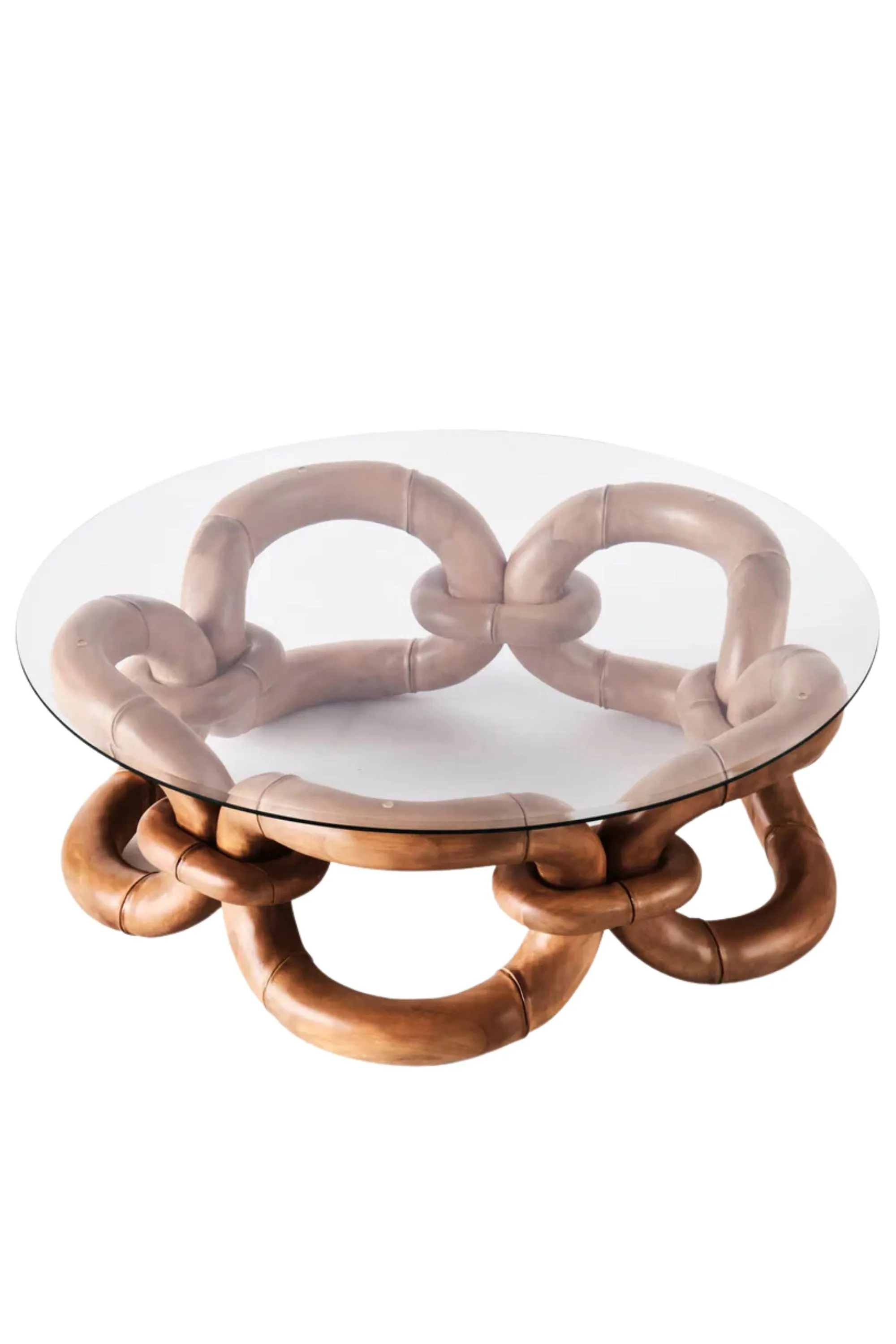 Bamboo Bracelet Sofa Table | Dusty Deco