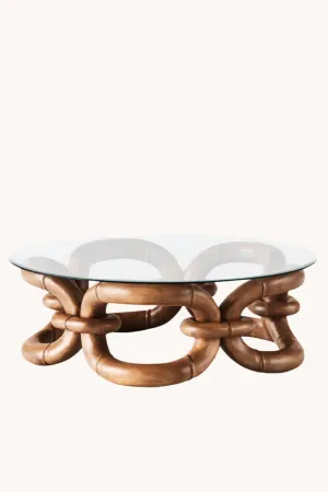 Bamboo Bracelet Sofa Table | Dusty Deco