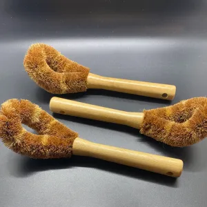 Bamboo Drinkware Cleaning Brush - Rounded