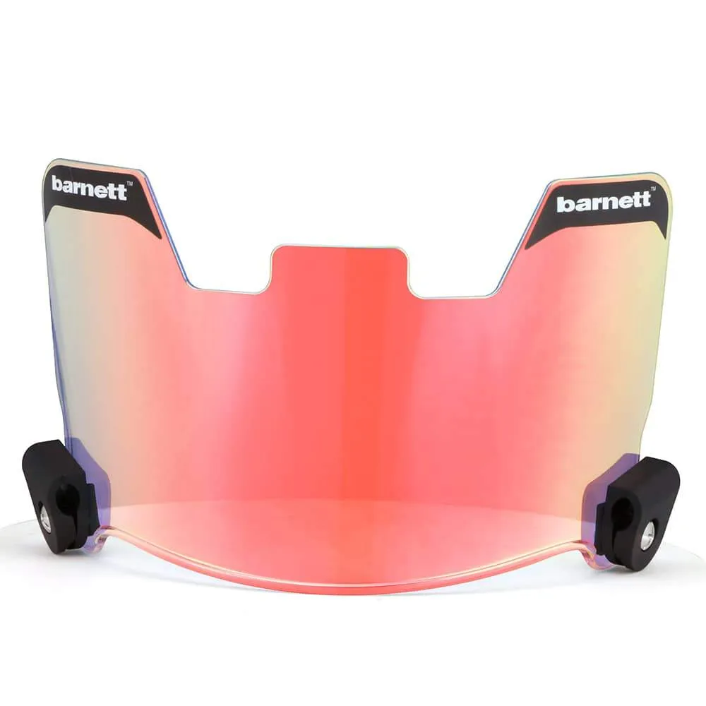 Barnett Football Eyeshield / Visor, eyes-shield, Revo Clear Red