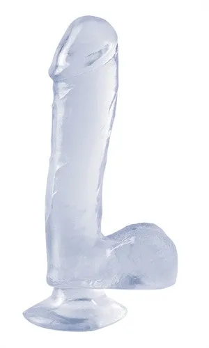 Basix Rubber Works - 7.5-Inch  With Suction Cup - Clear