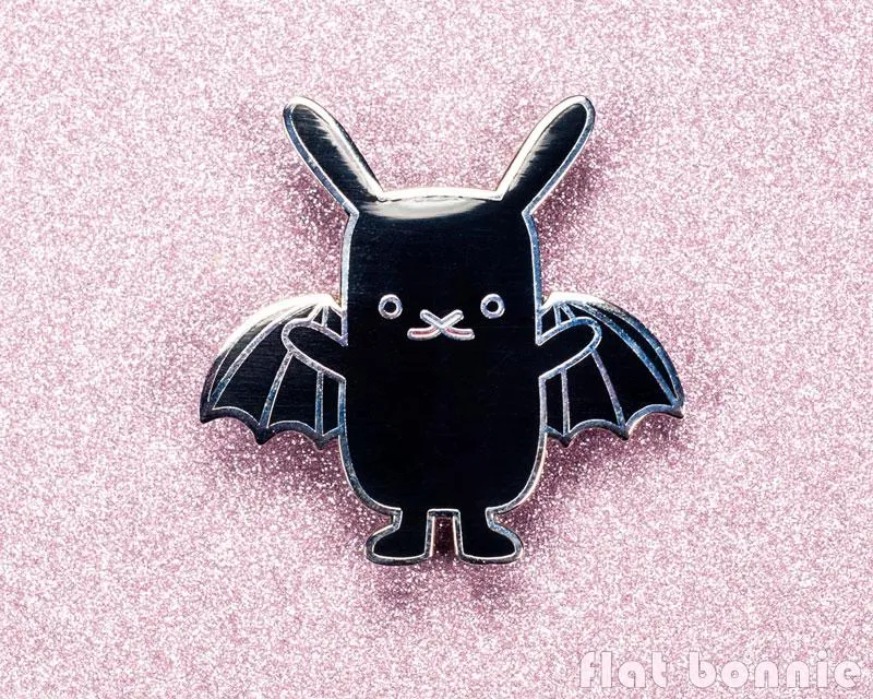BatBun Bat x Bunny enamel pin - Cute lapel pin