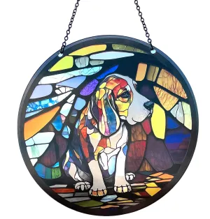 Beagle Acrylic Suncatcher with chain #SC114 by d'ears