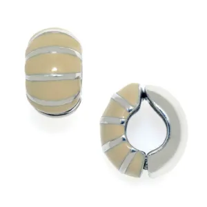 Beige Segmented Silver Reversible Hugs®