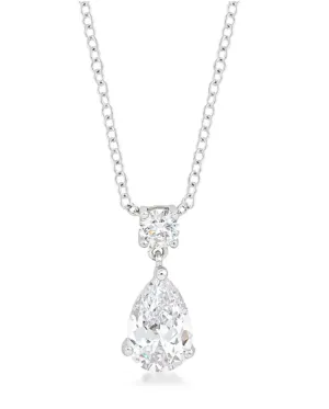 Belle Pear Cut Necklace