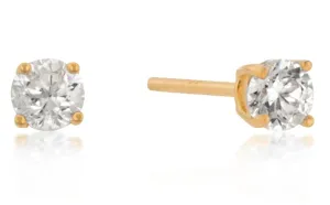 Belle Stud Earrings (Gold)