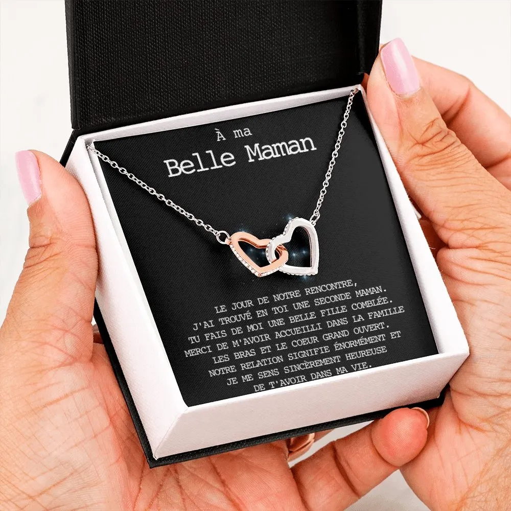 BELMOM • COLLIER BELLE-MÈRE DOUBLE COEUR