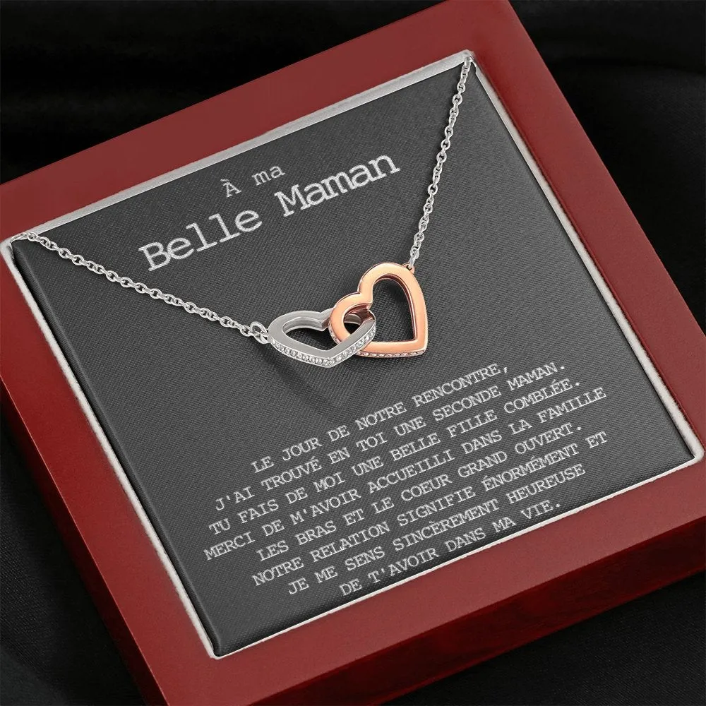 BELMOM • COLLIER BELLE-MÈRE DOUBLE COEUR
