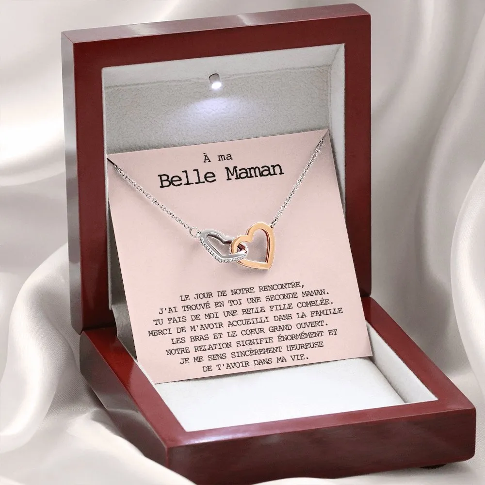 BELMOM • COLLIER BELLE-MÈRE DOUBLE COEUR