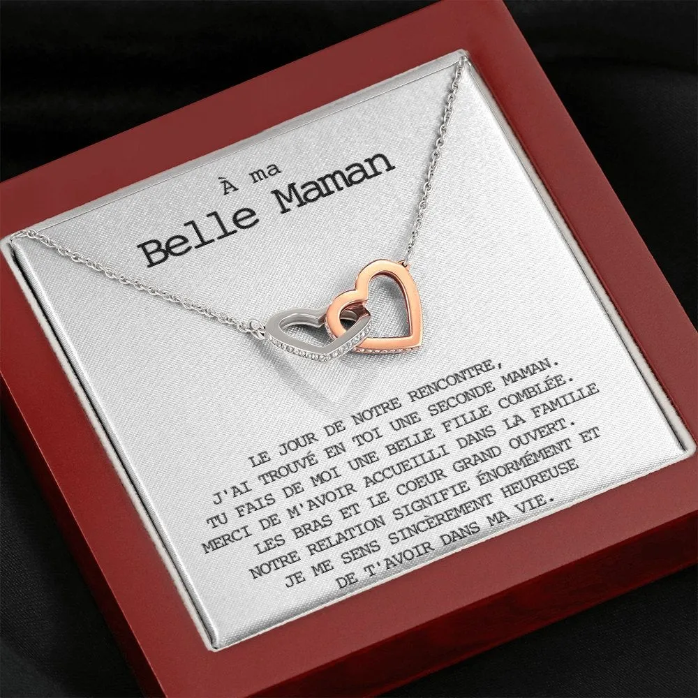 BELMOM • COLLIER BELLE-MÈRE DOUBLE COEUR