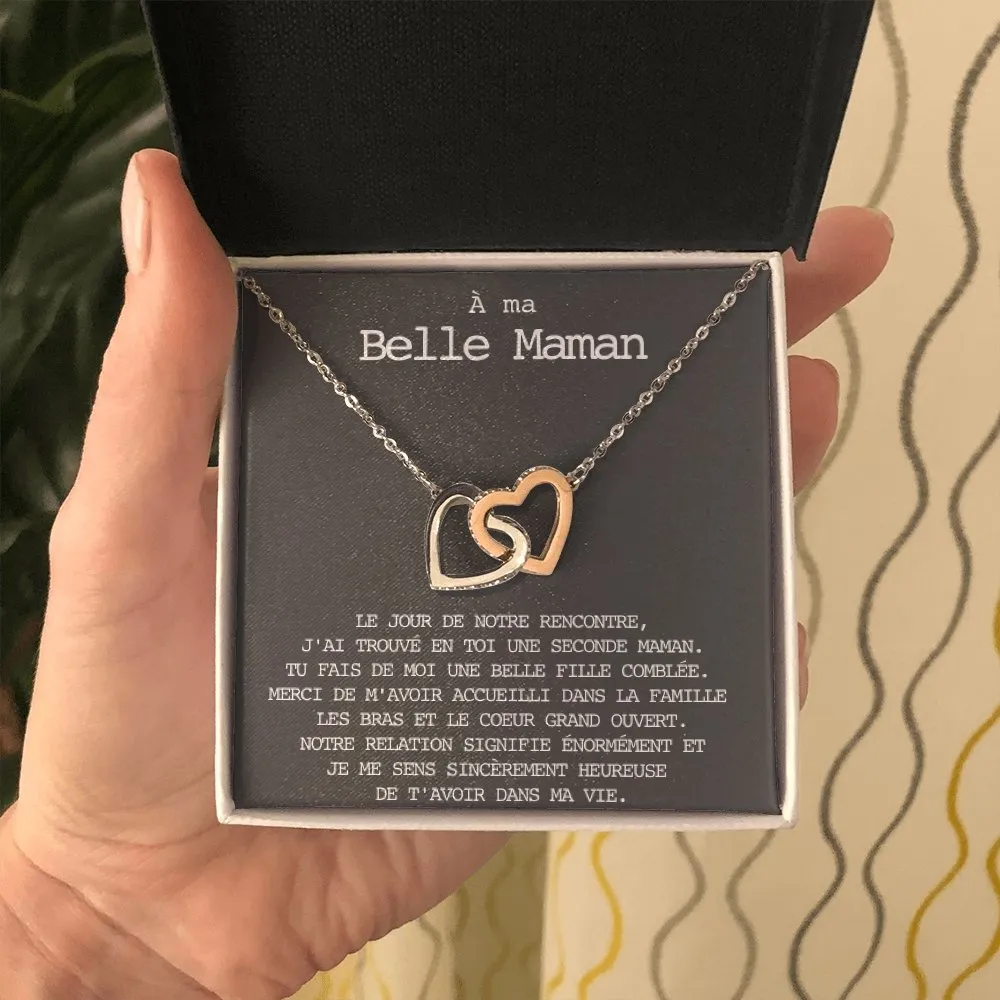 BELMOM • COLLIER BELLE-MÈRE DOUBLE COEUR
