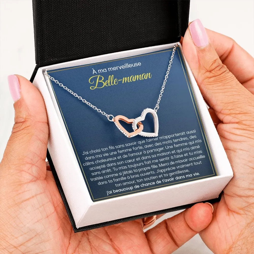 BELMOM • COLLIER BELLE-MÈRE Double Cœur