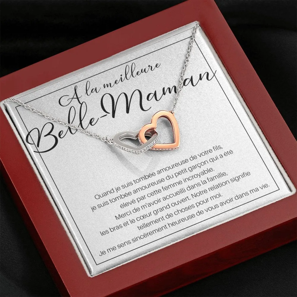 BELMOM • COLLIER BELLE-MÈRE Double Cœur