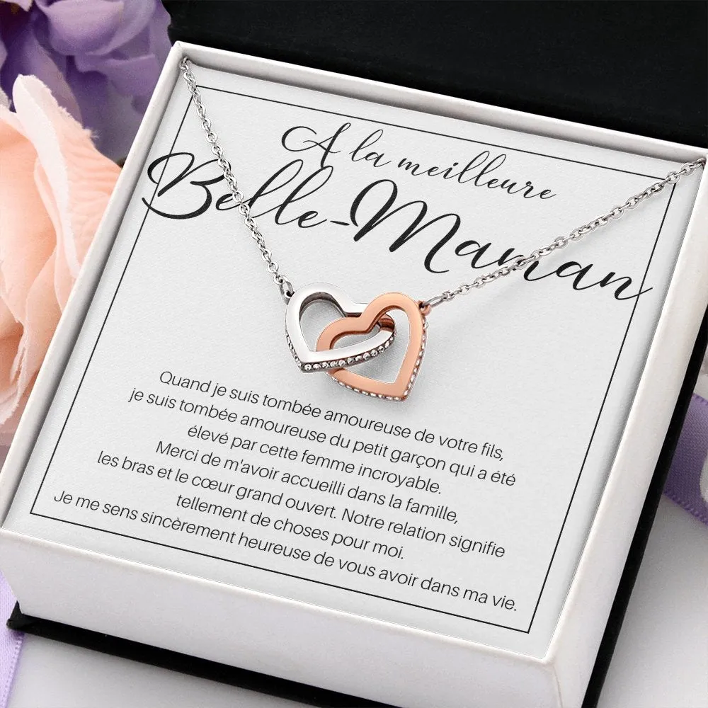 BELMOM • COLLIER BELLE-MÈRE Double Cœur