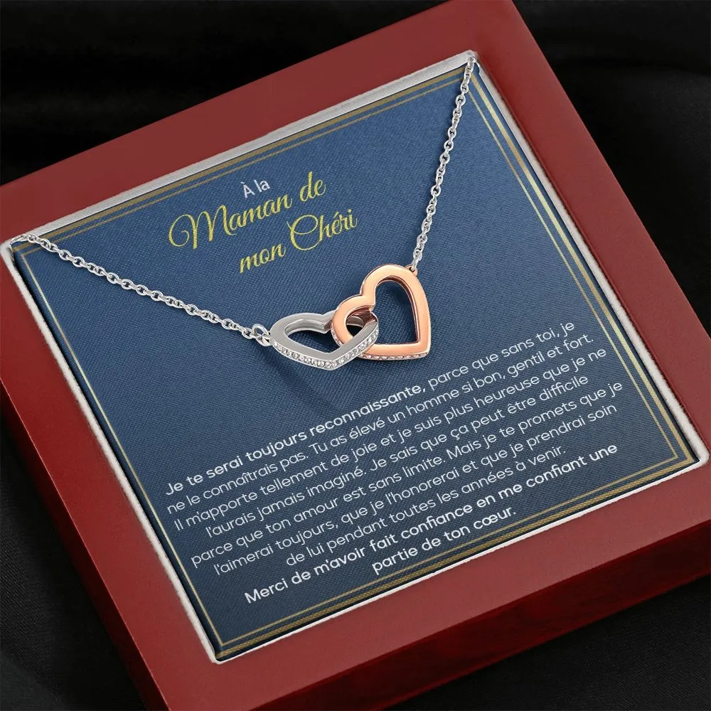 BELMOM • COLLIER BELLE-MÈRE Double Cœur