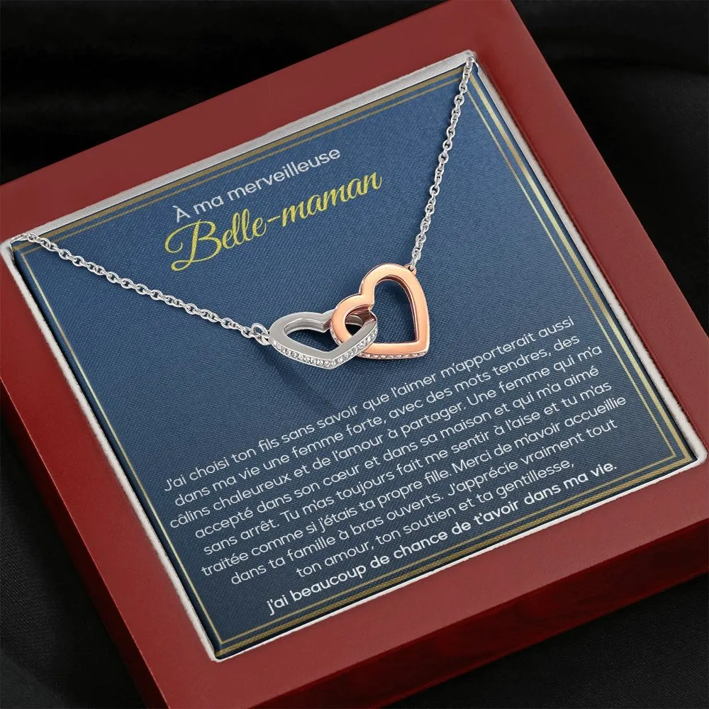 BELMOM • COLLIER BELLE-MÈRE Double Cœur