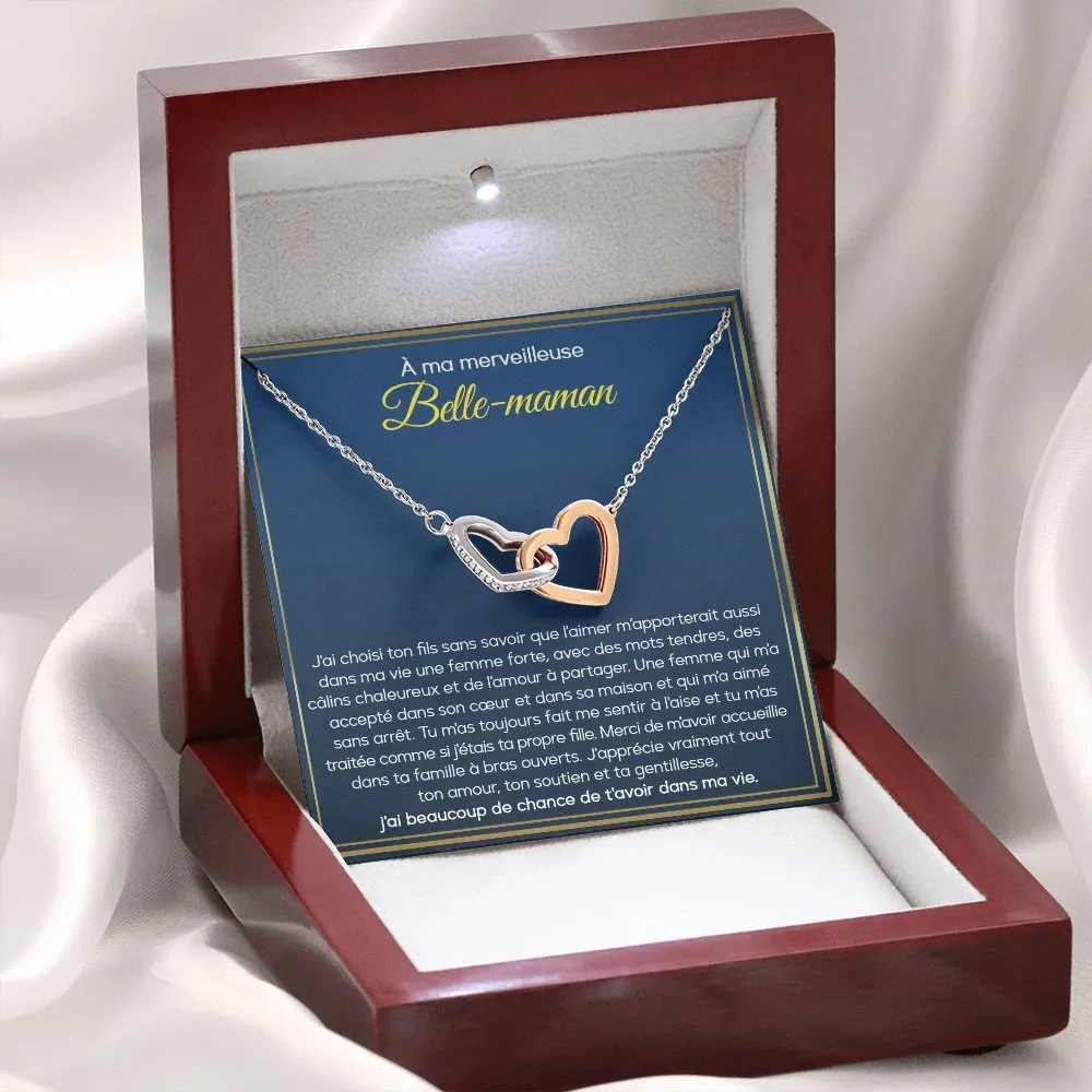 BELMOM • COLLIER BELLE-MÈRE Double Cœur