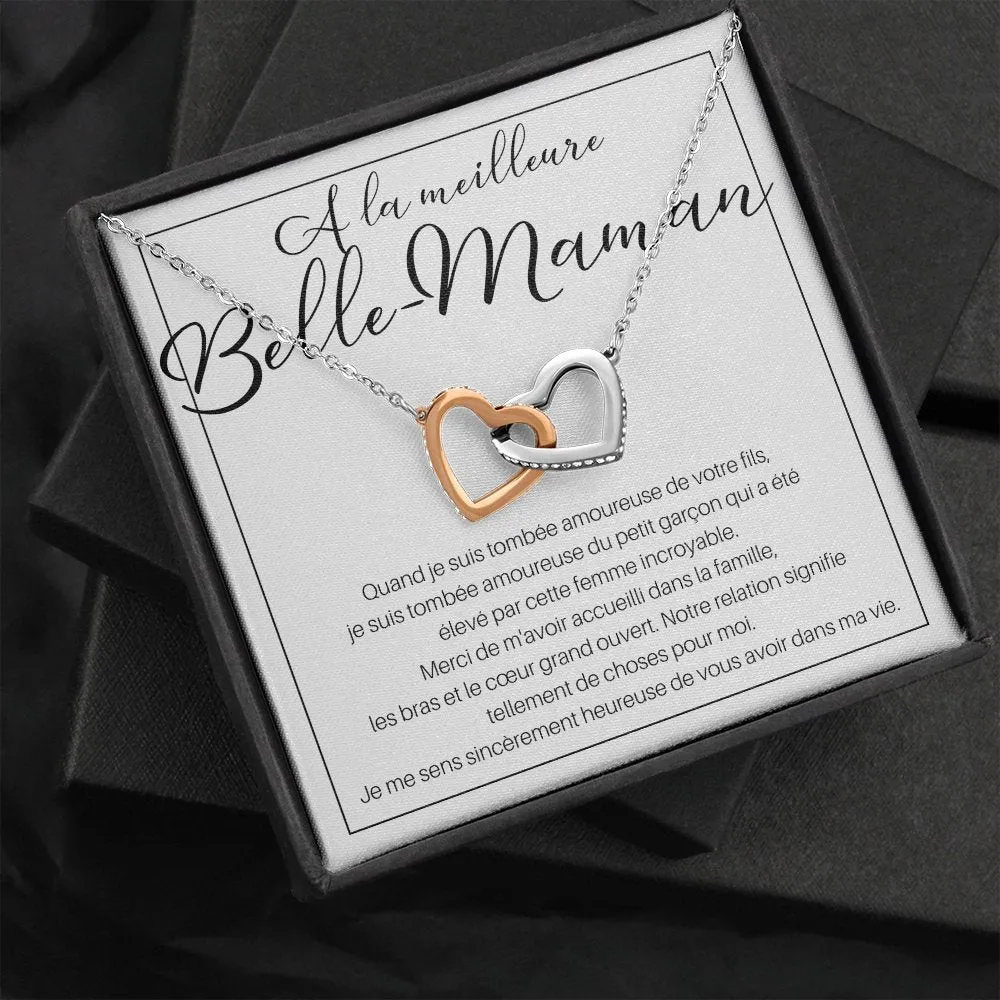 BELMOM • COLLIER BELLE-MÈRE Double Cœur