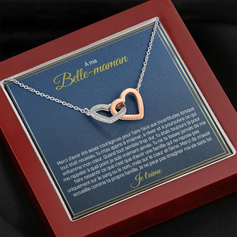 BELMOM • COLLIER BELLE-MÈRE Double Cœur